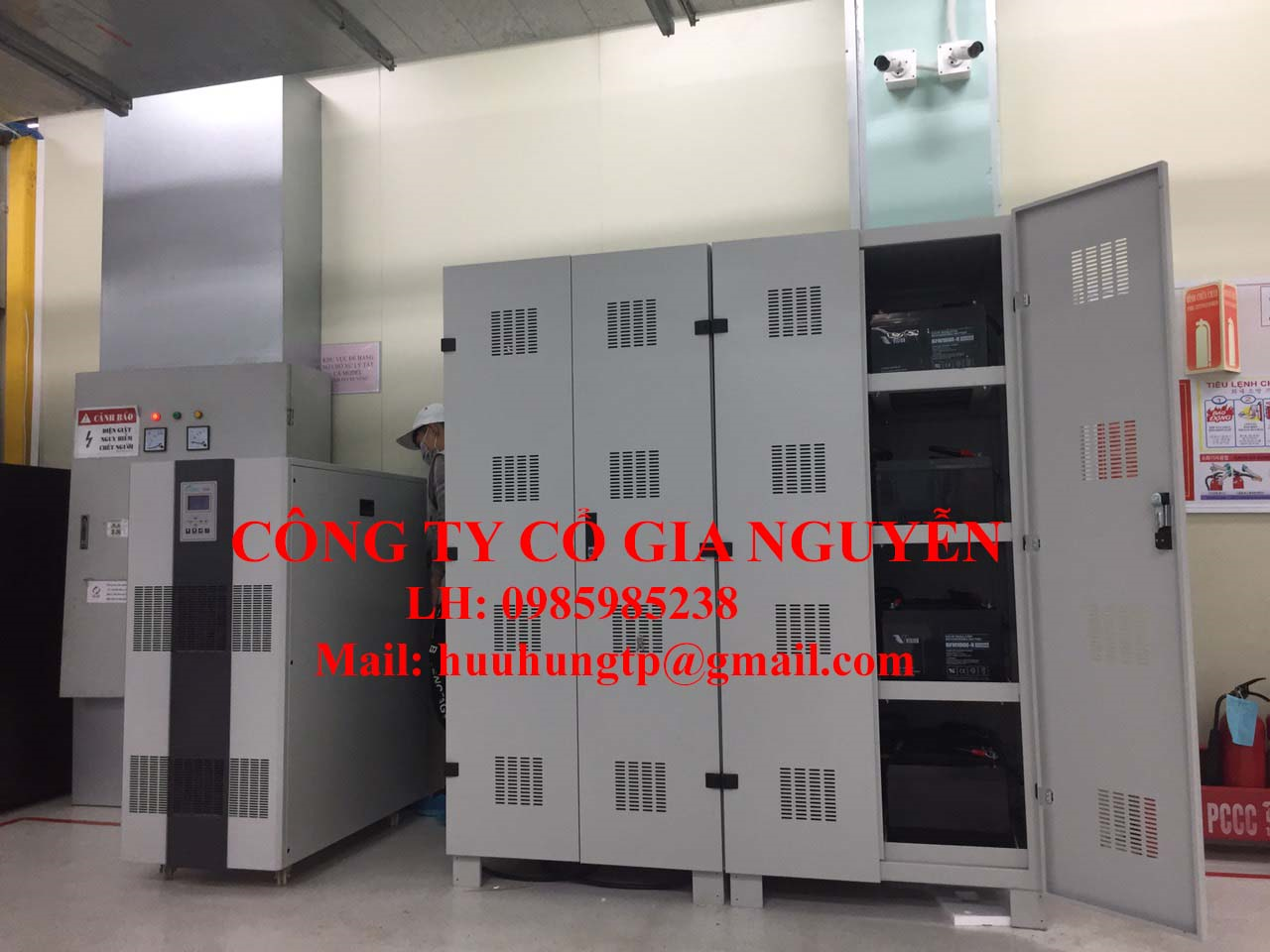 Lắp đặt UPS 120kVA Online 3/3 UPSET 160HP CÔNG TY HÀN QUỐC